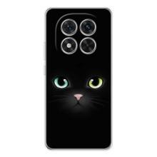 Чохол на тематику: Коти для Xiaomi Redmi Note 14 Pro 5G (Чорний Котик)