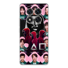 Чохол Гра в кальмара для Xiaomi Redmi Note 14 Pro 5G – Персонажі гри кальмара