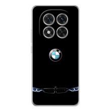 Силиконовый бампер с картинкой машины на Xiaomi Redmi Note 14 Pro 5G – Черный BMW
