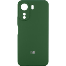 Чехол Silicone Cover Lakshmi Full Camera (AAA) with Logo для Xiaomi Redmi Note 14 Pro+ – Зеленый