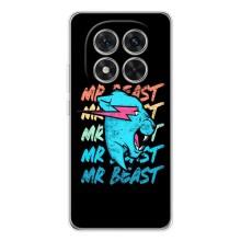 Чехлы Мистер Бист для Редми Нот 14 Про Плюс (logo Mr beast)