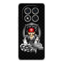 Чехлы с крутыми принтами для Xiaomi Redmi Note 14 Pro Plus - (PREMIUMPrint) (Супер Марио)