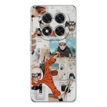 Чехлы с тематикой АНИМЕ для Редми Нот 14 Про Плюс (VPrint) – Наруто Комиксы