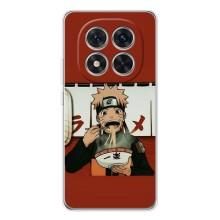 Чехлы с тематикой АНИМЕ для Редми Нот 14 Про Плюс (VPrint) – Наруто с лапшой