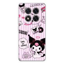 Чехлы с топовыми принтами для Редми Нот 14 Про Плюс (Куроми сидит)