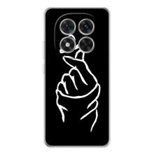 Чохол (Знак сердечка) для Xiaomi Redmi Note 14 Pro Plus – Сердечко на чорному