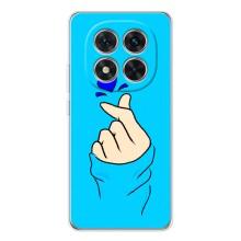 Чохол (Знак сердечка) для Xiaomi Redmi Note 14 Pro Plus – Сердечко на синоьому