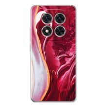 Чехол для Редми Нот 14 Про Плюс - с принтом (Дизайнерские) (AlphaPrint) (Мрамор красный)