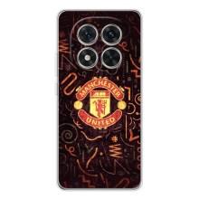 Чохол Манчестер Юнайтед для Редмі Нот 14 Про Плюс (AlphaPrint) (емблема МЮ)