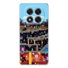 Чехол Майнкрафт на Xiaomi Redmi Note 14 Pro Plus (AlphaPrint) Minecraft – фон Minecraft