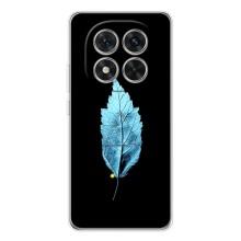 Чехол с картинками на черном фоне для Xiaomi Redmi Note 14 Pro Plus – Листочек