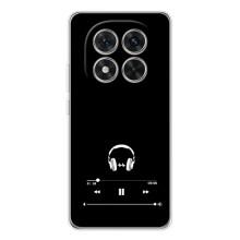 Чехол с картинками на черном фоне для Xiaomi Redmi Note 14 Pro Plus – Плеер