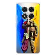 Чохол з картинкою (Патріотичний КОЗАК) на Xiaomi Redmi Note 14 Pro Plus – КОЗАК  з крилами