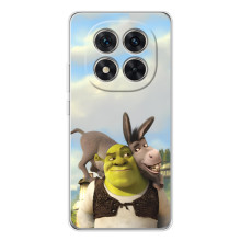 Чехол с мультфильмом Шрек на Xiaomi Redmi Note 14 Pro Plus – Шрек и осел