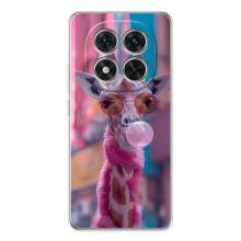 Чехол с принтом стильные животные для Редми Нот 14 Про Плюс – Стильный жирав