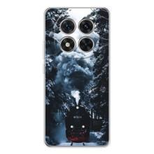 Новогодние, Праздничные Чехлы для Xiaomi Redmi Note 14 Pro Plus - 2024 год (Зимний поезд)