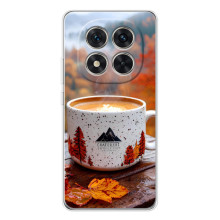 Чехол с уникальным дизайном «Осень с кофе» для Xiaomi Redmi Note 14 Pro Plus – Кофе на природе