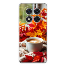 Чехол с уникальным дизайном «Осень с кофе» для Xiaomi Redmi Note 14 Pro Plus