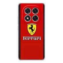 Силиконовый бампер с картинкой машины на Xiaomi Redmi Note 14 Pro Plus (Ferrari Logo)