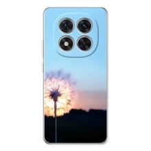 Силиконовый Чехол с одуванчиками на Xiaomi Redmi Note 14 Pro Plus – Закат с одуванчиком