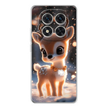 Яркий чехол для Xiaomi Redmi Note 14 Pro Plus с Зимними Оленятами – Оленёнок