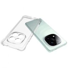 TPU чехол GETMAN Ease logo усиленные углы Full Camera для Xiaomi Redmi Note 14 Pro 4G – Прозрачный