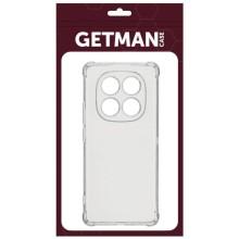 TPU чехол GETMAN Ease logo усиленные углы Full Camera для Xiaomi Redmi Note 14 Pro 4G – Прозрачный