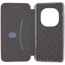 Кожаный чехол-книжка Classy для Xiaomi Redmi Note 14 Pro 4G – Красный