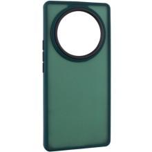 Чехол TPU+PC Lyon Frosted для Xiaomi Redmi Note 14 Pro 4G – Зеленый