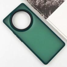 Чехол TPU+PC Lyon Frosted для Xiaomi Redmi Note 14 Pro 4G – Зеленый