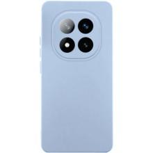 Чехол TPU GETMAN Liquid Silk Full Camera для Xiaomi Redmi Note 14 Pro 4G – Голубой