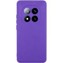 Чехол Silicone Cover Lakshmi Full Camera (AAA) для Xiaomi Redmi Note 14 Pro 4G – Фиолетовый