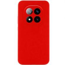Чехол Silicone Cover Lakshmi Full Camera (AAA) для Xiaomi Redmi Note 14 Pro 4G – Красный