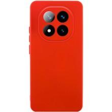 Чехол TPU GETMAN Liquid Silk Full Camera для Xiaomi Redmi Note 14 Pro 4G – Красный