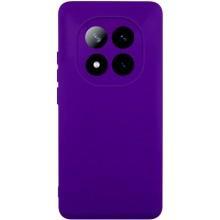 Чехол TPU GETMAN Liquid Silk Full Camera для Xiaomi Redmi Note 14 Pro 4G – Фиолетовый