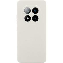 Чехол Silicone Cover Lakshmi Full Camera (AA) with logo для Xiaomi Redmi Note 14 Pro 4G/5G – Белый