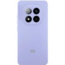 Чехол Silicone Cover Lakshmi Full Camera (AA) with logo для Xiaomi Redmi Note 14 Pro 4G/5G – Сиреневый