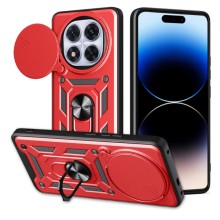 Ударопрочный чехол Camshield Serge Ring для Xiaomi Redmi Note 14 Pro 4G – Красный