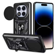 Ударопрочный чехол Camshield Serge Ring для Xiaomi Redmi Note 14 Pro 4G – Черный