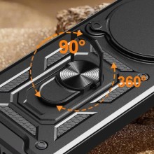 Ударопрочный чехол Camshield Serge Ring для Xiaomi Redmi Note 14 Pro 4G – Черный