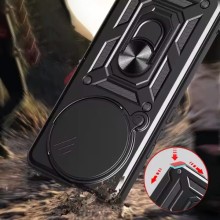 Ударопрочный чехол Camshield Serge Ring для Xiaomi Redmi Note 14 Pro 4G – Черный