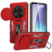 Ударопрочный чехол Camshield Army Ring для Xiaomi Redmi Note 14 Pro 4G/5G / Poco X7 – Красный