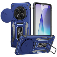 Ударопрочный чехол Camshield Army Ring для Xiaomi Redmi Note 14 Pro 4G/5G / Poco X7 – Синий