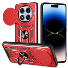 Чехол Ummi Camshield Serge Ring для Xiaomi Redmi Note 14 Pro 4G – Красный