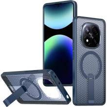 Чехол TPU Breeze with MagSafe stand для Xiaomi Redmi Note 14 Pro 4G/5G – Голубой