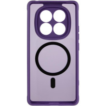 Чохол TPU Bloom with MagSafe для Xiaomi Xiaomi Redmi Note 14 Pro 4G – Фіолетовий
