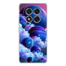 Чехлы КОСМОС для Xiaomi Redmi Note 14 Pro – Синие планеты