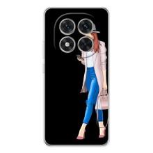 Чехол с картинкой Модные Девчонки Xiaomi Redmi Note 14 Pro – Девушка со смартфоном