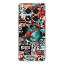 Чехол Супергерой Человека Паука на Xiaomi Redmi Note 14 Pro – Комиксы Человек Паук