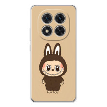 Чехол с Лабубу на Xiaomi Redmi Note 14 Pro (Коричневый Лабубу)